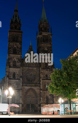 St Lorenz, Nuremberg, Bavière, Allemagne.