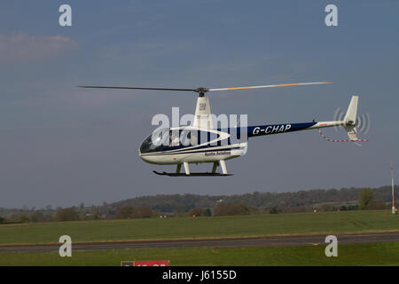 Hélicoptère sur Wolverhampton Halfpenny Green Airport. UK Banque D'Images