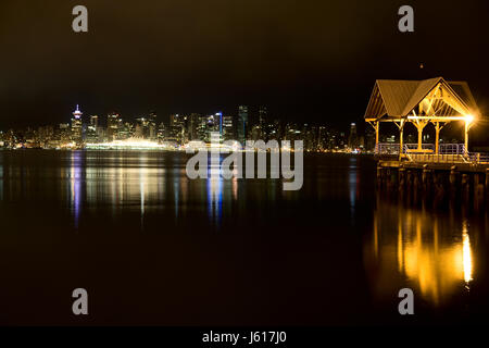 Sur la ville de Vancouver Canada west end City dwntown Banque D'Images