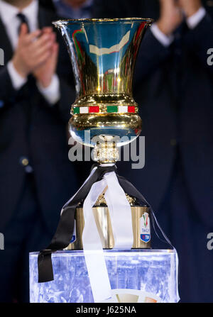 Rome, Italie. 17 mai, 2017. Le trophée Football/soccer : Coppa Italia (TIM Cup) dernier match entre la Juventus 2-0 SS Lazio au Stadio Olimpico à Rome, Italie . Credit : Maurizio Borsari/AFLO/Alamy Live News Banque D'Images