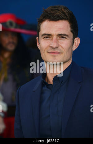 Los Angeles, USA. 18 mai, 2017. Orlando Bloom 037 arrivant à la Pirates des Caraïbes- Dead Men Tell No Tales Première au Dolby Theatre de Los Angeles. Le 18 mai 2017. Credit : Tsuni / USA/Alamy Live News Banque D'Images