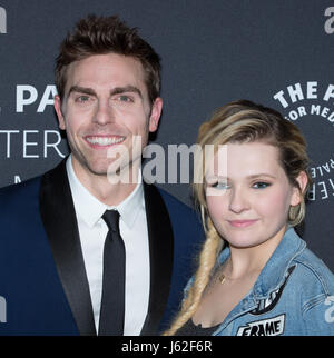 Colt Prattes Abigail Breslin et assister à la saison du printemps 2017 PaleyLive LA 'Dirty Dancing : le nouvel événement musical ABC' première Projection et discussion le 18 mai 2017 à Beverly Hills, Californie Banque D'Images