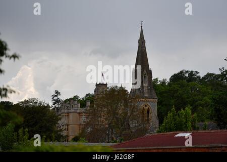 St Mark's Church in Englefield, Berkshire, où Pippa Middleton, soeur de la duchesse de Cambridge, se tue James Matthews dans la matinée du samedi 20 mai, Grande Bretagne, ville d'Englefield, 19. Mai 2017. Photo : Frank May | conditions dans le monde entier Banque D'Images