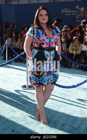 Hollywood, CALIFORNIE, États-Unis. 18 mai 2017. 18 mai 2017 - Hollywood, Californie - Lauren Ash. Disney's ''Pirates of the Caribbean : Dead Men Tell No Tales'' première de Los Angeles au Dolby Theatre. Crédit photo : AdMedia Banque D'Images