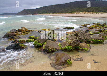 Moorina Bay sur Bruny Island Banque D'Images