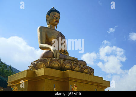 Statue de Bouddha Bouddha de Temple Dordenma, Thimphu, Bhoutan Banque D'Images