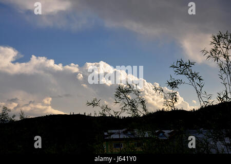 Cachemire Pakistan frontière nuage ciel (photo Copyright © par Saji Maramon) Banque D'Images