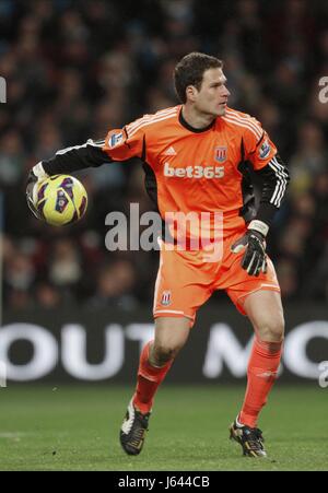 ASMIR BEGOVIC Stoke City FC STADE ETIHAD Manchester en Angleterre le 01 janvier 2013 Banque D'Images