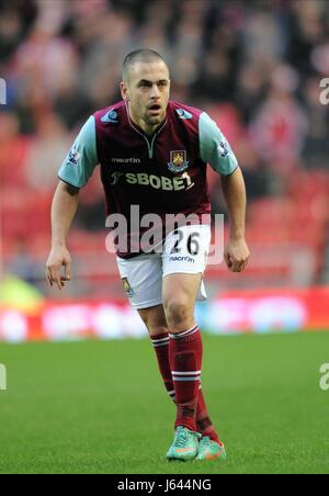 JOE COLE LIVERPOOL FC LIVERPOOL FC Sunderland ANGLETERRE STADE DE LA LUMIÈRE 12 Janvier 2013 Banque D'Images