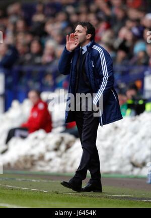 DOUGIE FREEDMAN GÉRER BOLTON BOLTON WANDERERS V EVERTON STADE REEBOK BOLTON ANGLETERRE 26 Janvier 2013 Banque D'Images