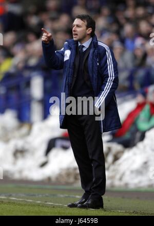 DOUGIE FREEDMAN GÉRER BOLTON BOLTON WANDERERS FC STADE REEBOK BOLTON ANGLETERRE 26 Janvier 2013 Banque D'Images