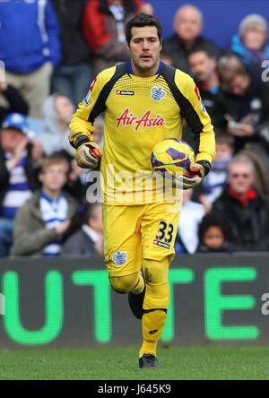 JULIO CESAR Queens Park Rangers FC LONDON ENGLAND UK 02 Février 2013 Banque D'Images