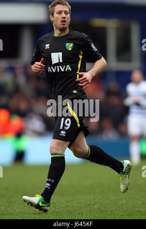 LUCIANO BECCHIO Norwich City FC LONDON ENGLAND UK 02 Février 2013 Banque D'Images