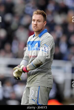 ROB ELLIOT NEWCASTLE UNITED FC NEWCASTLE UNITED FC ST JAMES PARK NEWCASTLE ANGLETERRE 24 Février 2013 Banque D'Images