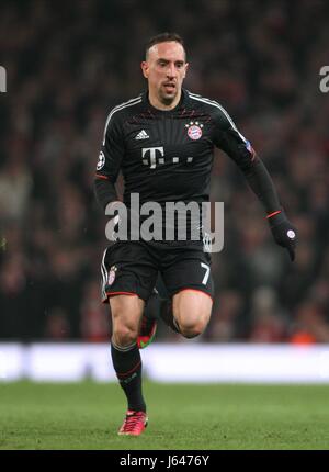 FRANCK RIBERY BAYERN MUNICH FC LONDON ENGLAND UK 19 Février 2013 Banque D'Images