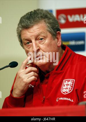 ROY HODGSON, gestionnaire de l'ANGLETERRE BEST WESTERN PALACE HOTEL SERRAVALLE Saint-marin 21 Mars 2013 Banque D'Images