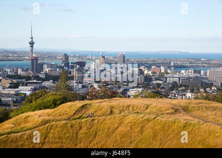 Auckland, le Mont Eden, Nouvelle-Zélande Banque D'Images