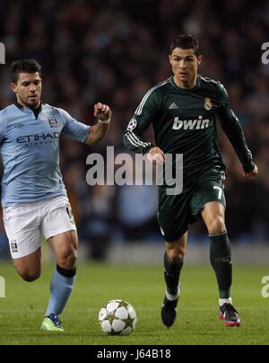 CRISTIANO RONALDO REAL MADRID CF ETIHAD STADIUM MANCHESTER EN ANGLETERRE 21 Novembre 2012 Banque D'Images