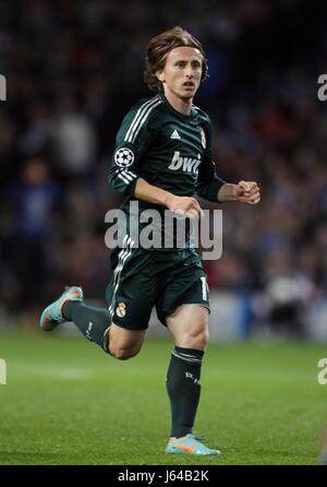 LUKA MODRIC REAL MADRID CF REAL MADRID CF ETIHAD STADIUM MANCHESTER EN ANGLETERRE 21 Novembre 2012 Banque D'Images