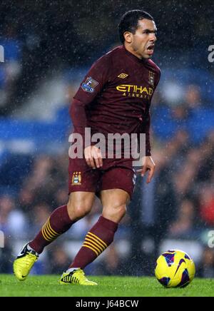 CARLOS TEVEZ Manchester City FC LONDON ENGLAND UK 25 Novembre 2012 Banque D'Images
