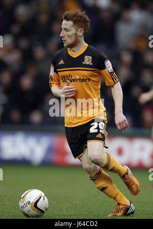 STEPHEN QUINN Hull City FC Stade KC HULL Angleterre 29 Décembre 2012 Banque D'Images