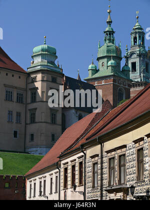 L'emblème de la culture tourisme Pologne Cracovie histoire weichselian attraction règle l'Europe Banque D'Images
