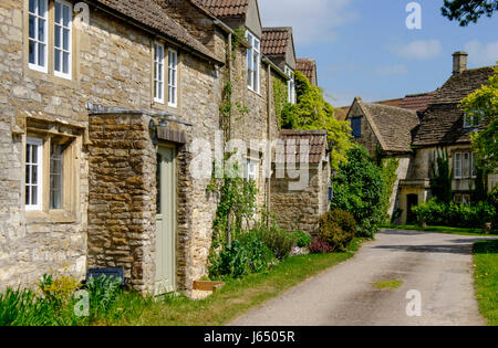 Biddestone village wiltshire england uk anglais pittoresque unspoil traditionnels Banque D'Images