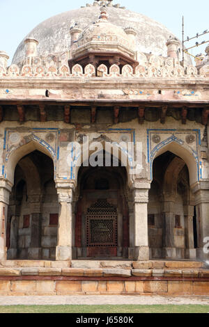 Isa Khan tombe, Tombe de Humayun complexe, Delhi, Inde, 13 février 2016 Banque D'Images