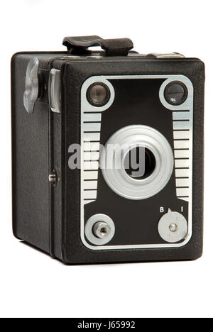 Jetblack basané noir deep black vintage photo caméra photo rétro boîte libre Banque D'Images