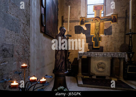 MASSA MARITTIMA, ITALIE - 14 mai 2017 : la Toscane, la Cathédrale Saint Cerbone, ville médiévale de Massa Marittima en Italie Banque D'Images