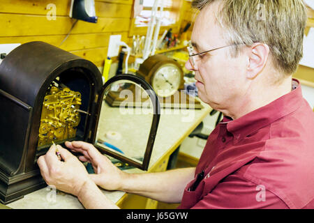 Michigan,MI,Mich,Haut-Midwest,Saginaw County,Frankenmuth,Communauté ethnique allemande bavaroise,Frankenmuth Clock Company,produit produits vente,tim Banque D'Images