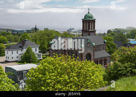 Immeubles en ville, Saint John, Nouveau-Brunswick, Canada Banque D'Images