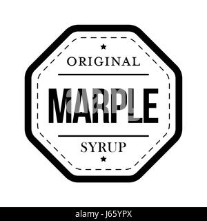 Marple Syrup vintage sign vector Illustration de Vecteur