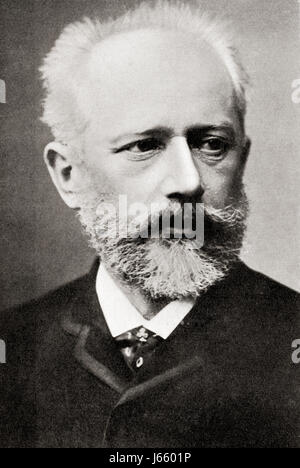 Piotr Ilitch Tchaïkovski, 1840 - 1893, alias Peter Ilyich Tchaikovsky. Compositeur russe de la fin de l'époque romantique. L'histoire de Hutchinson de l'ONU, publié en 1915. Banque D'Images