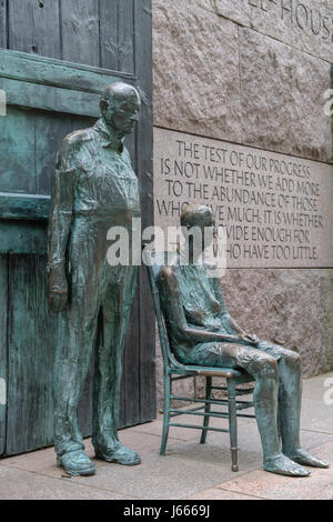 Le Couple Rural, RAD Memorial, Washington, DC Banque D'Images