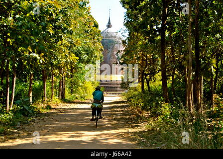 Pyay, Sri Ksetra, site du patrimoine mondial de l'UNESCO Banque D'Images