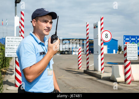 Tudora, République de Moldova, de passage Moldavian-Ukrainian Banque D'Images