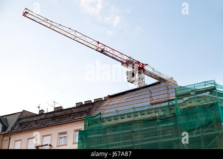 Photo d'un bâtiment en construction ville Banque D'Images