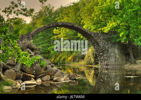 pont en arc Banque D'Images