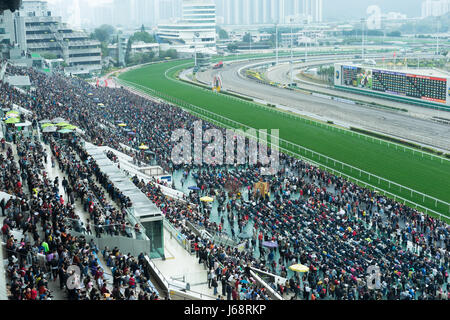 Les célébrations du Nouvel An chinois au Hong Kong Jockey Club Banque D'Images