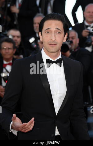 Cannes, France. 18 mai, 2017. Adrien Brody assiste à la Les fantômes d'Ismael film Red Carpet au 70e Festival de Cannes, Cannes 17/05/2017 | Verwendung weltweit/alliance photo Credit : dpa/Alamy Live News Banque D'Images