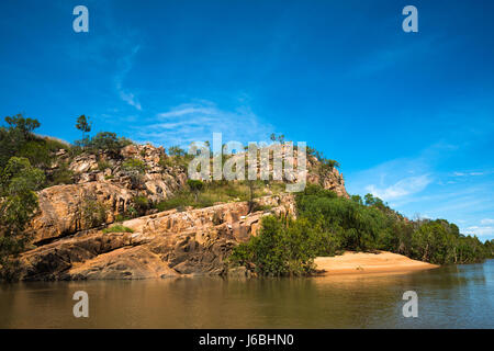 L'Australie, Territoire du Nord, Katherine. Nitmiluk (Katherine) Gorge National Park Banque D'Images