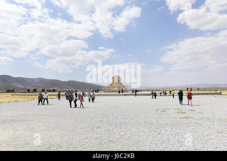 Tombeau de Cyrus le Grand à Shiraz, Iran Banque D'Images