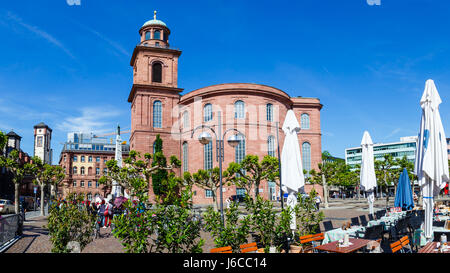 Eglise Saint-Paul (Paulskirche), Frankfurt am Main, Allemagne. Mai 2017. Banque D'Images