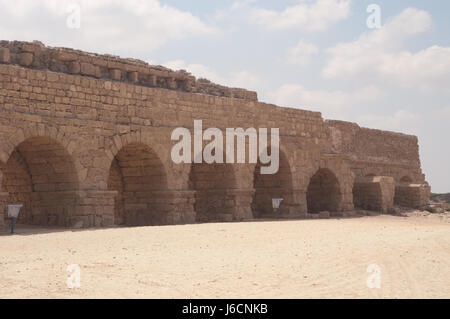 Pour l'Aqueduc de Césarée Maritima Banque D'Images