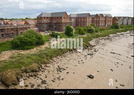 Taylor Wimpey Lysaght Village housing development sur le site ancienne aciérie à Newport, Pays de Galles, Royaume-Uni Banque D'Images