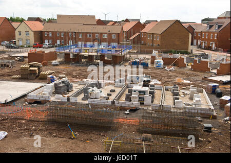 Taylor Wimpey Lysaght Village housing development sur le site ancienne aciérie à Newport, Pays de Galles, Royaume-Uni Banque D'Images