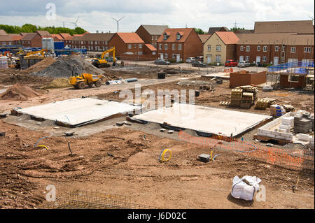 Taylor Wimpey Lysaght Village housing development sur le site ancienne aciérie à Newport, Pays de Galles, Royaume-Uni Banque D'Images