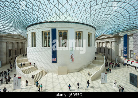 La Queen Elizabeth II Great Court du British Museum, Londres Angleterre Royaume-Uni UK Banque D'Images