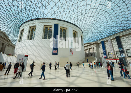 La Queen Elizabeth II Great Court du British Museum, Londres Angleterre Royaume-Uni UK Banque D'Images